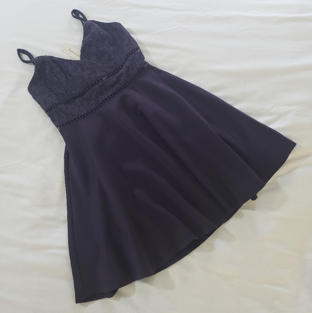 "Blue Rain" Purple Dress Size Small